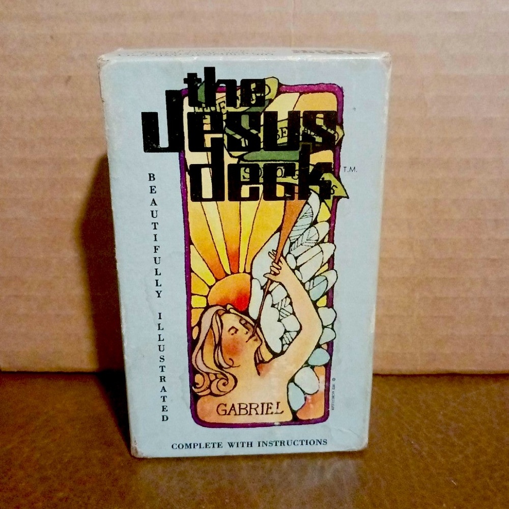 The Jesus Deck Tarrot Cards Vintage 1972